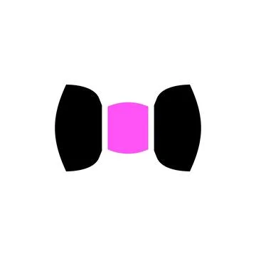 Wedding love icon solid black pink イラスト素材