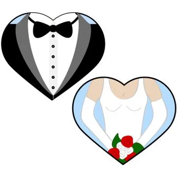 Wedding love Stock Illustration