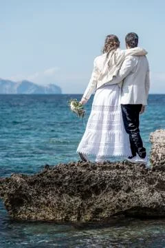 Wedding in Majorca Stock Photos