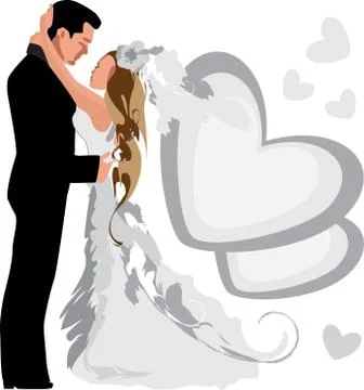 Wedding. Marriage. Stock Illustration