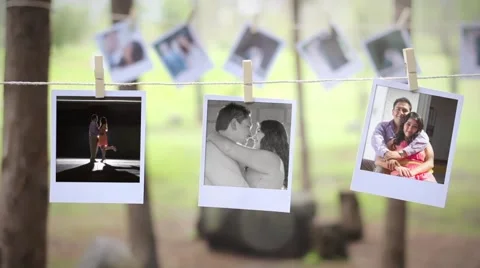 Wedding Memories Display Polaroid Stock After Effects