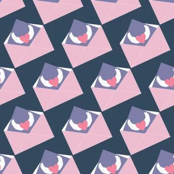 Wedding message pattern Illustrazione stock