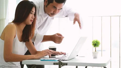 Wedding money saving finance solution planning wealth family. Hands of couple lo Stock Footage 134432311