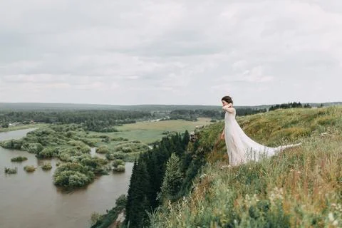 Wedding in the mountains Stock Photos