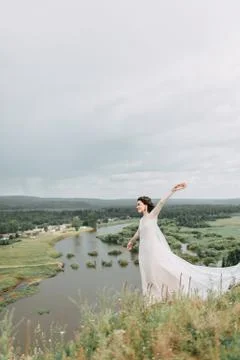 Wedding in the mountains Foto stock