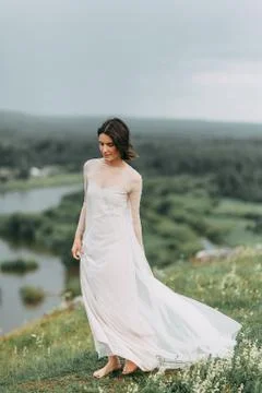 Wedding in the mountains Stock Photos