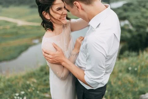 Wedding in the mountains Stock Photos