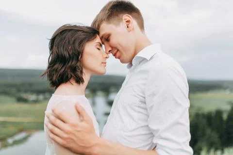 Wedding in the mountains Stock Photos