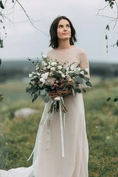 Wedding in the mountains Foto stock