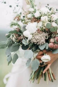 Wedding in the mountains Stock Photos