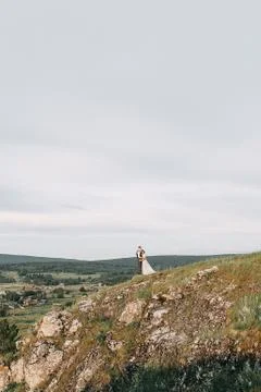 Wedding in the mountains Stock Photos