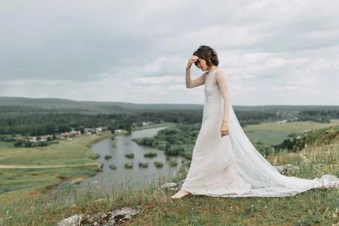 Wedding in the mountains Stock Photos
