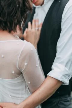 Wedding in the mountains Stock Photos