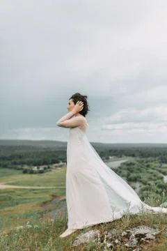 Wedding in the mountains Stock Photos