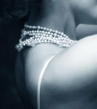 Wedding necklace Stock Photos