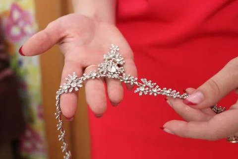 Wedding Necklace Stock Photos
