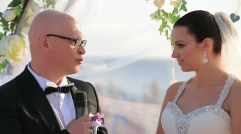 Wedding Oaths Stock Footage 52602410