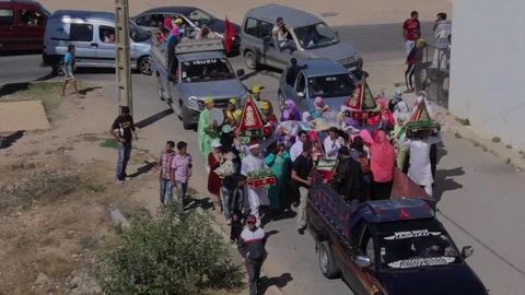 Wedding in Oualidia, Morocco Video stock 76846650