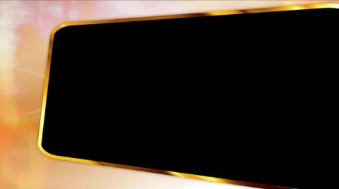 Wedding overlay with alpha gold 2 HD NTSC Stock Footage 334689