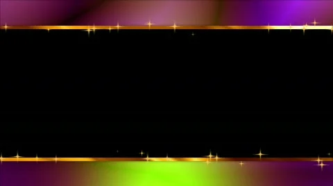 Wedding overlay with alpha letterbox particles hd ntsc Stock Footage 336934
