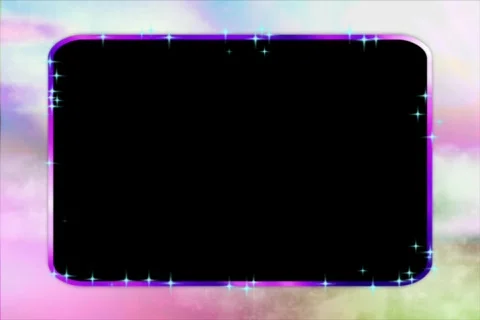 Wedding overlay with alpha pastels PIP 4x3 NTSC Stock Footage