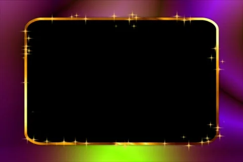 Wedding overlay with alpha waves rich particles PIP 4x3 NTSC Stock Footage 331834