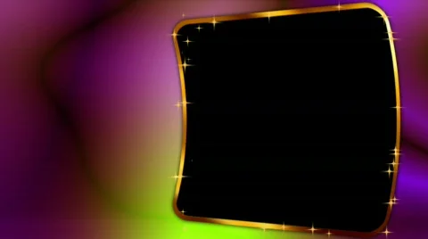 Wedding overlay with alpha wavesrisch text panel hd ntsc Stock Footage 337891