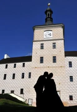 Wedding pair Foto stock