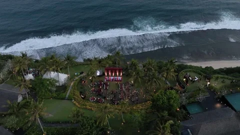 Wedding Party in Bali Stock Footage 274057587