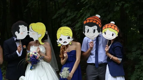 Wedding party Stock Footage 55194225