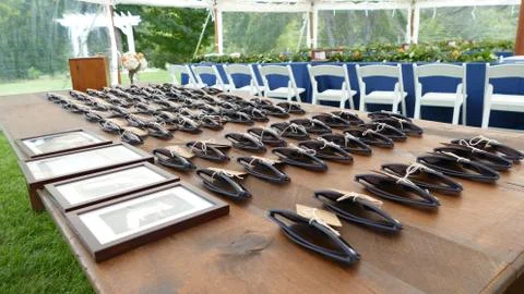 Wedding party setup Stock Photos