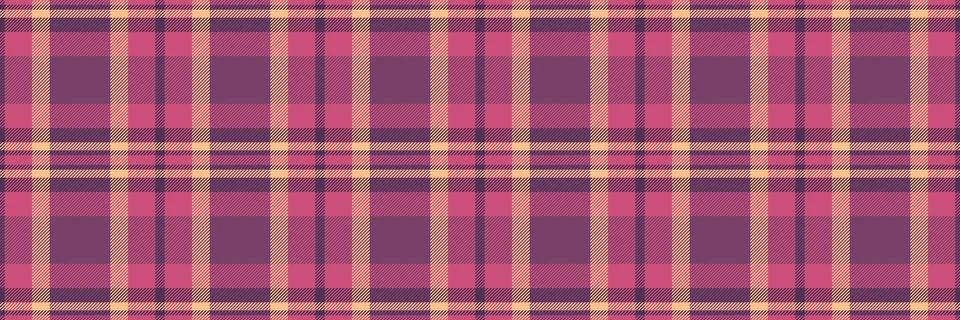 Wedding pattern plaid seamless, wide tartan vector background. Cowboy check.. 스톡 일러스트