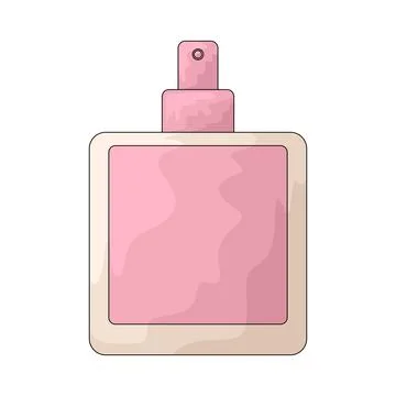 Wedding perfume illustration Ilustração Stock