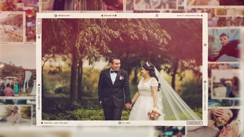 Wedding Photo Slideshow After Effects素材
