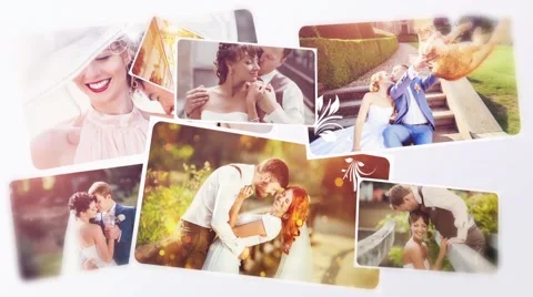Wedding Photos Slide 3D Stock After Effects