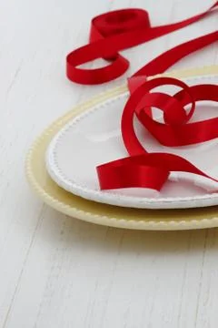 Wedding place setting Stock Photos