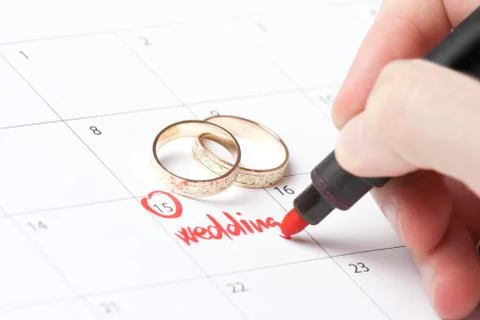 Wedding planning Foto stock