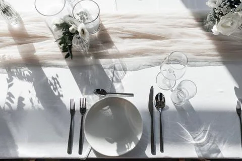 Wedding plate Stock Photos