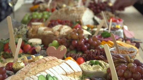 Wedding Platter Slo Mo Stock Footage 197298520