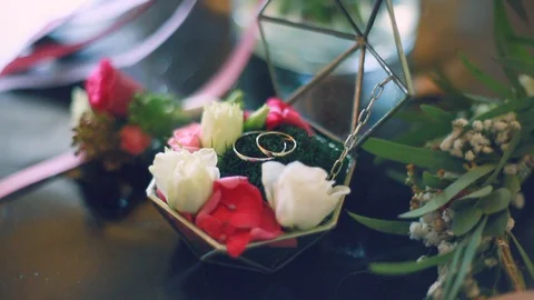 Wedding preparations. Stock Footage 129183986