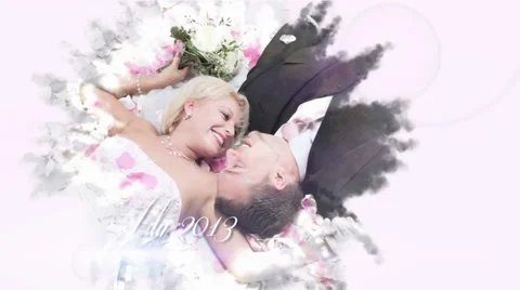 Wedding Presentation Photoalbum Стоковые After Effects