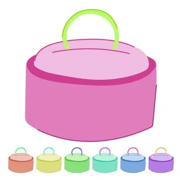Wedding proposal ring box vector cartoon graphic Stock Illustration