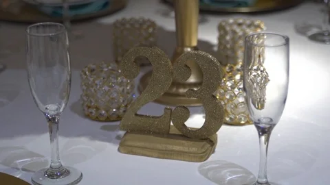 Wedding Reception / Cake Stock Footage 87094346