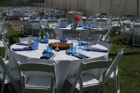 Wedding reception decor 스톡 사진