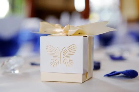 Wedding reception details Stock Photos