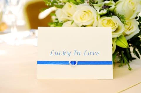 Wedding reception details Stock Photos