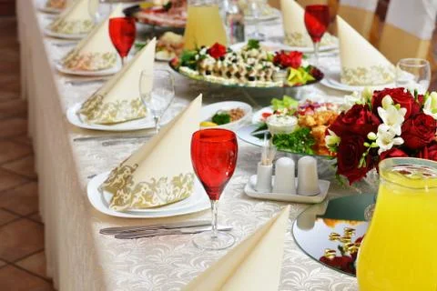 Wedding reception Stock Photos