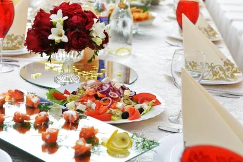 Wedding reception Stock Photos