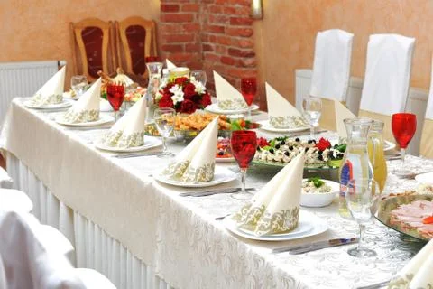 Wedding reception Stock Photos