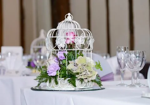 Wedding Reception Table Decoration Stock Photos